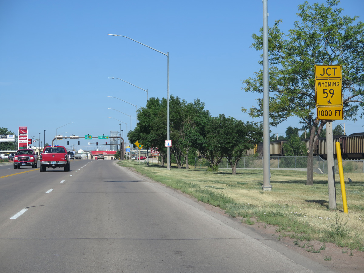 Business Loop I90 Gillette AARoads Wyoming