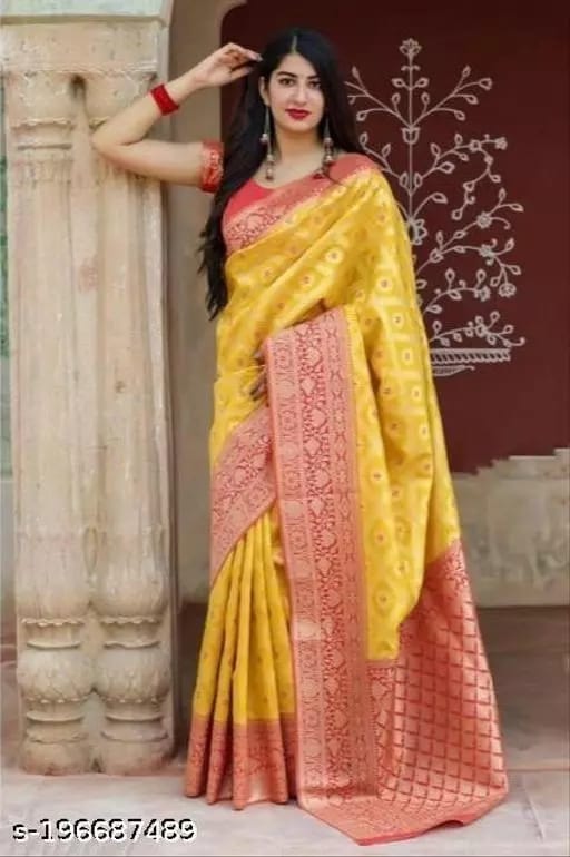 Embellished Banarasi Art Silk Saree