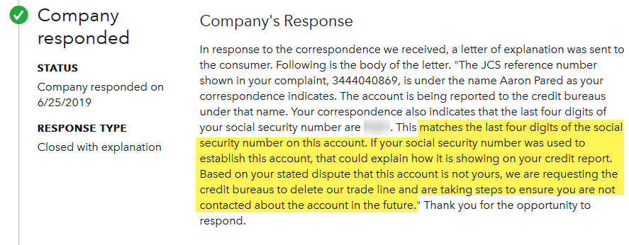 Spam Phone Call from Jefferson Capital Systems Debt Collectors 833226