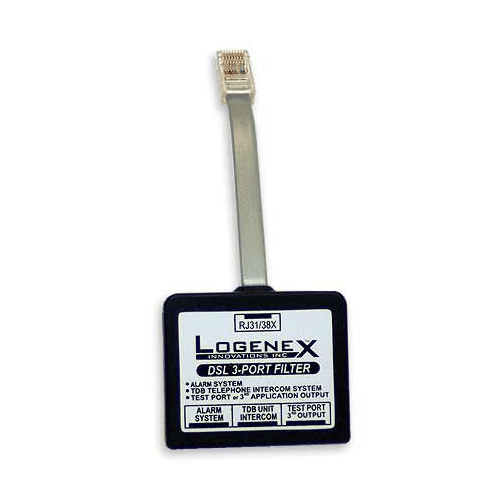 LXDSL3F Logenex 3 Port RJ31/38X DSL Filter
