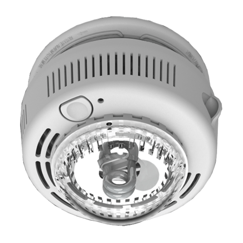 7010BLSA BRK 120V Hardwired Photoelectric Smoke Alarm With Strobe For