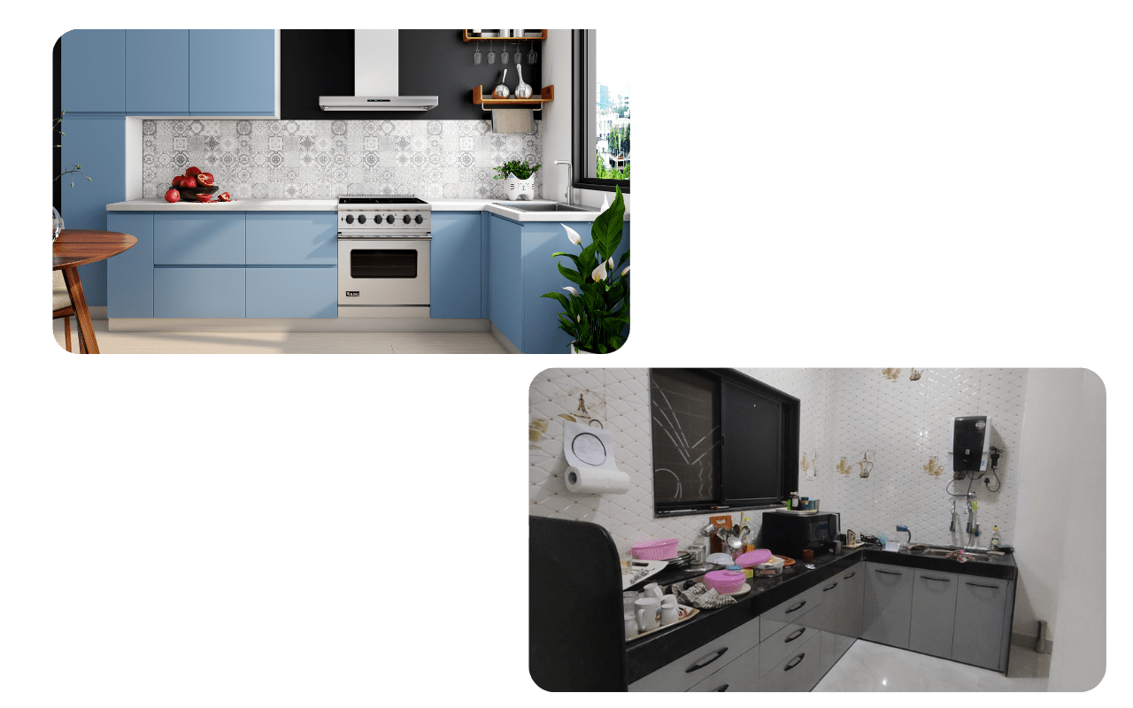 Semi Modular Kitchen Designs are Ideal for Modern Homes 2024