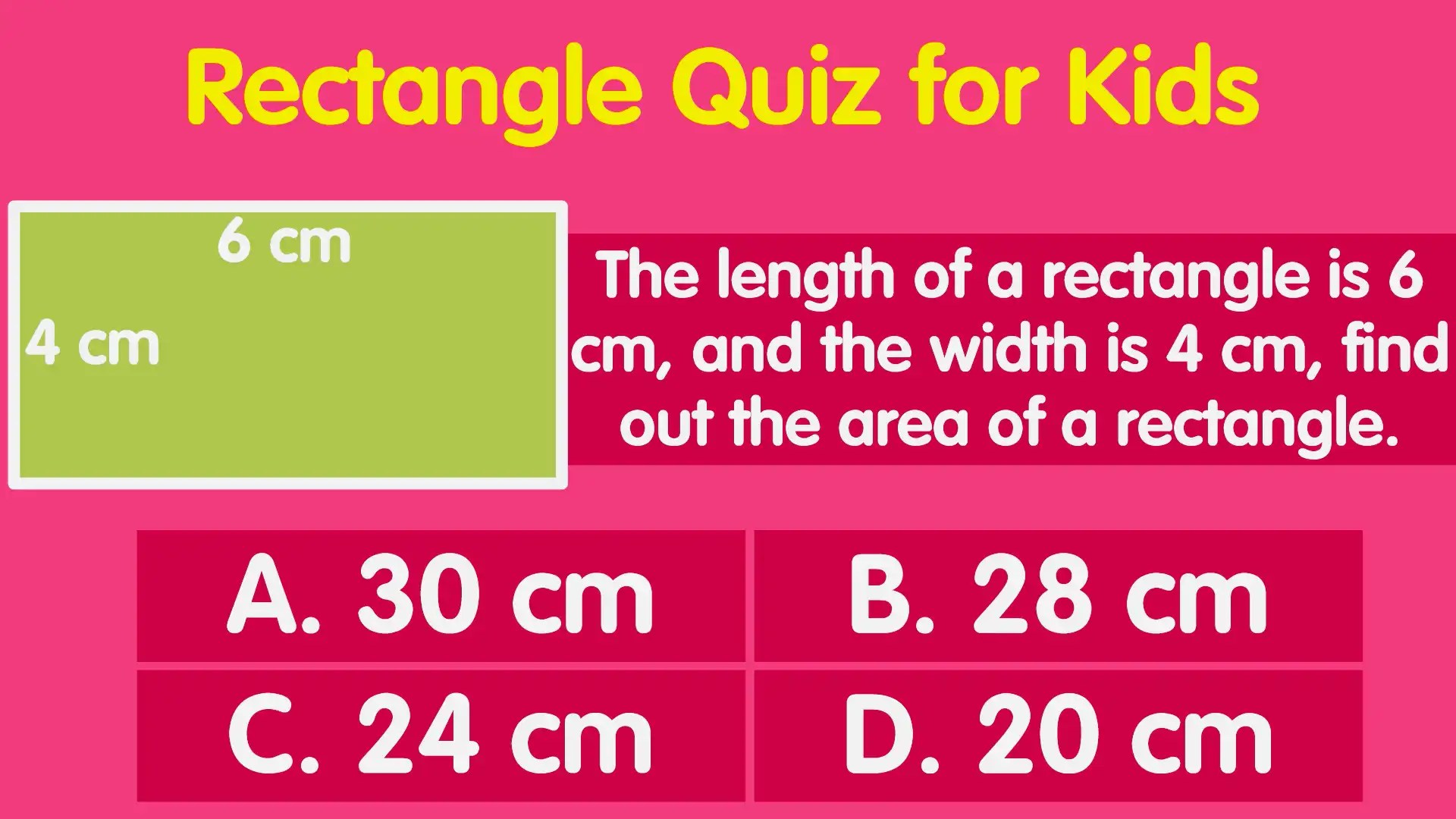 Rectangle Quiz for Kids AAtoons Kids