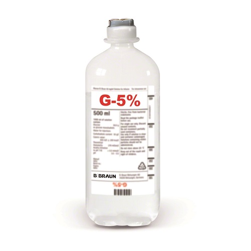 Glucose 5 g/100 ml (B.Braun Vet Care) / 10x500ml AAVet
