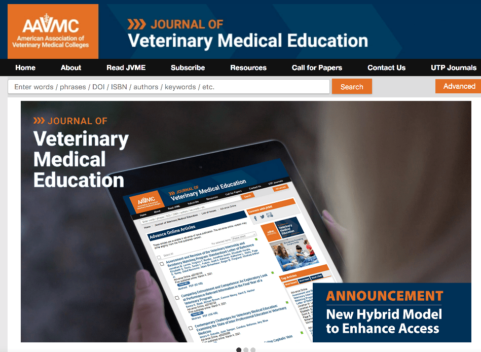 July 2021 VetMed Educator AAVMC