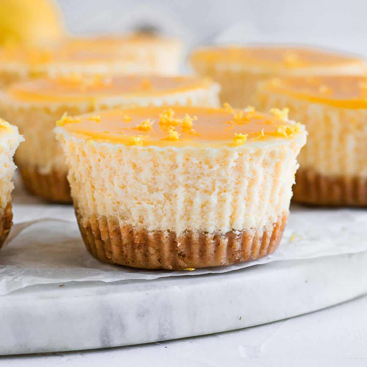 Mini Lemon Cheesecakes with Lemon Curd A Baking Journey