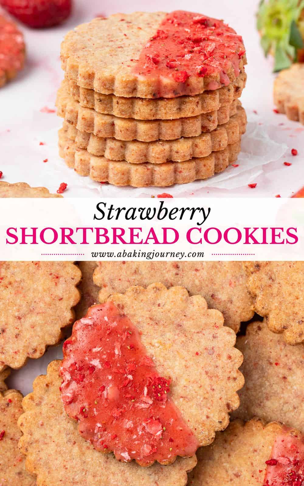 Strawberry Shortbread Cookies A Baking Journey
