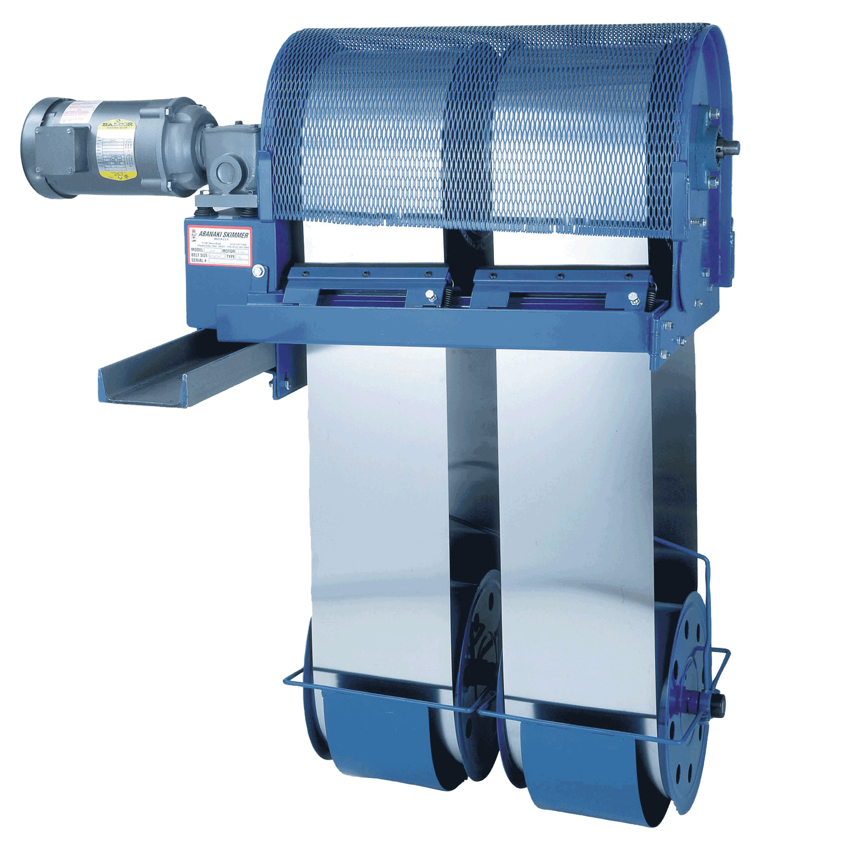 Oil Grabber® Model 8 Belt Oil Skimmer Abanaki Oil Skimmers