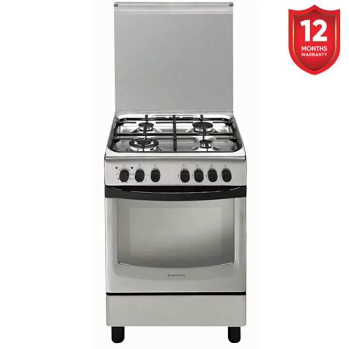 Buy Ariston 60cm 4 Gas Burners Cooker w/ Electric Oven & Grill, Fan