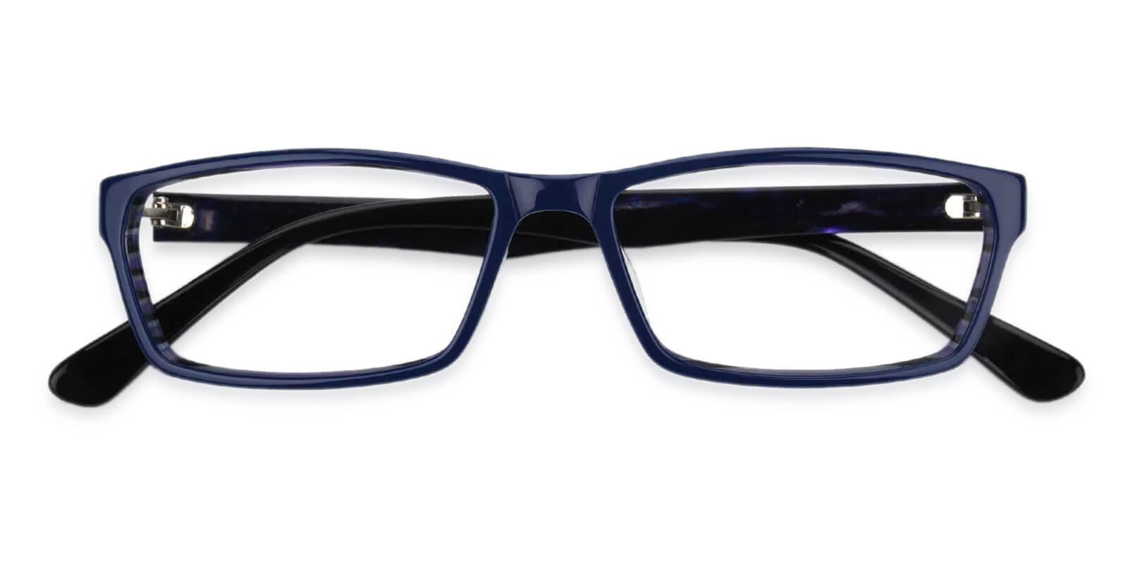 Los Angeles Glasses Rectangle Blue Gasses ABBE Optical