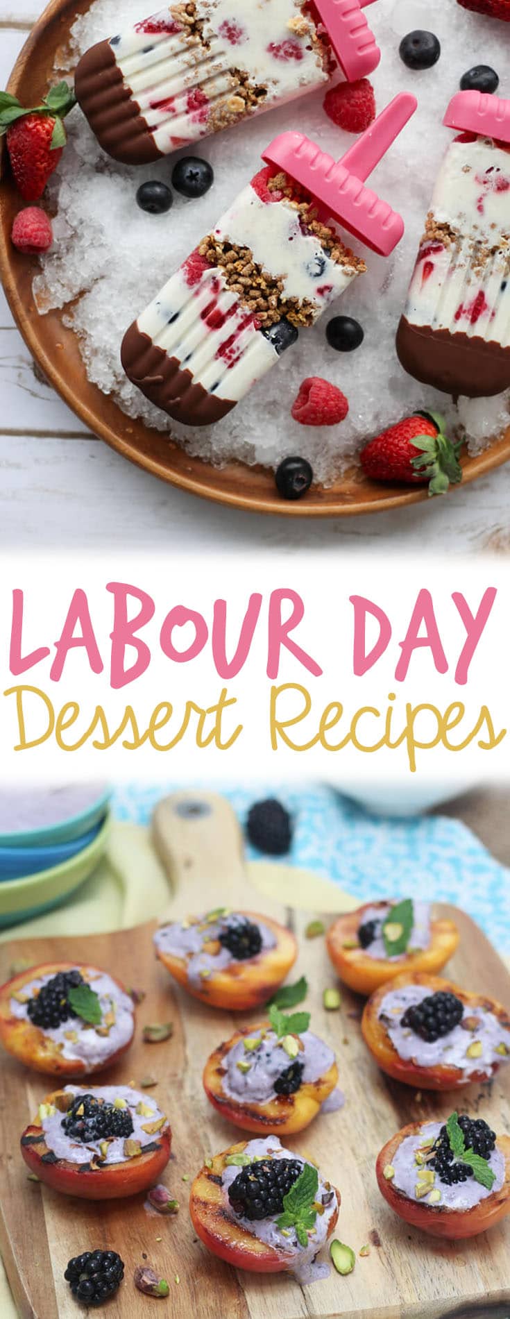 Labor Day Healthy Dessert Recipes Low Cal, Vegan, Gluten Free, Paleo