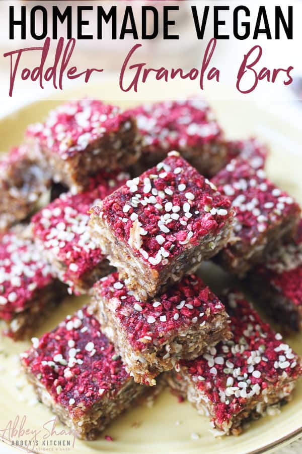 Homemade Granola Bars No Bake Toddler Recipe Abbey's Kitchen