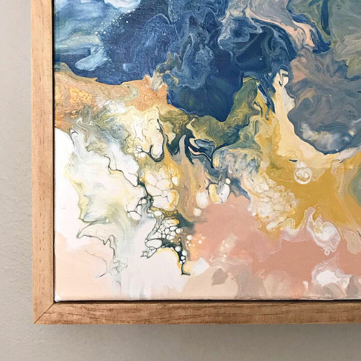 Cheap And Easy DIY Canvas Frame (Quick Steps And Video) Abbotts At Home