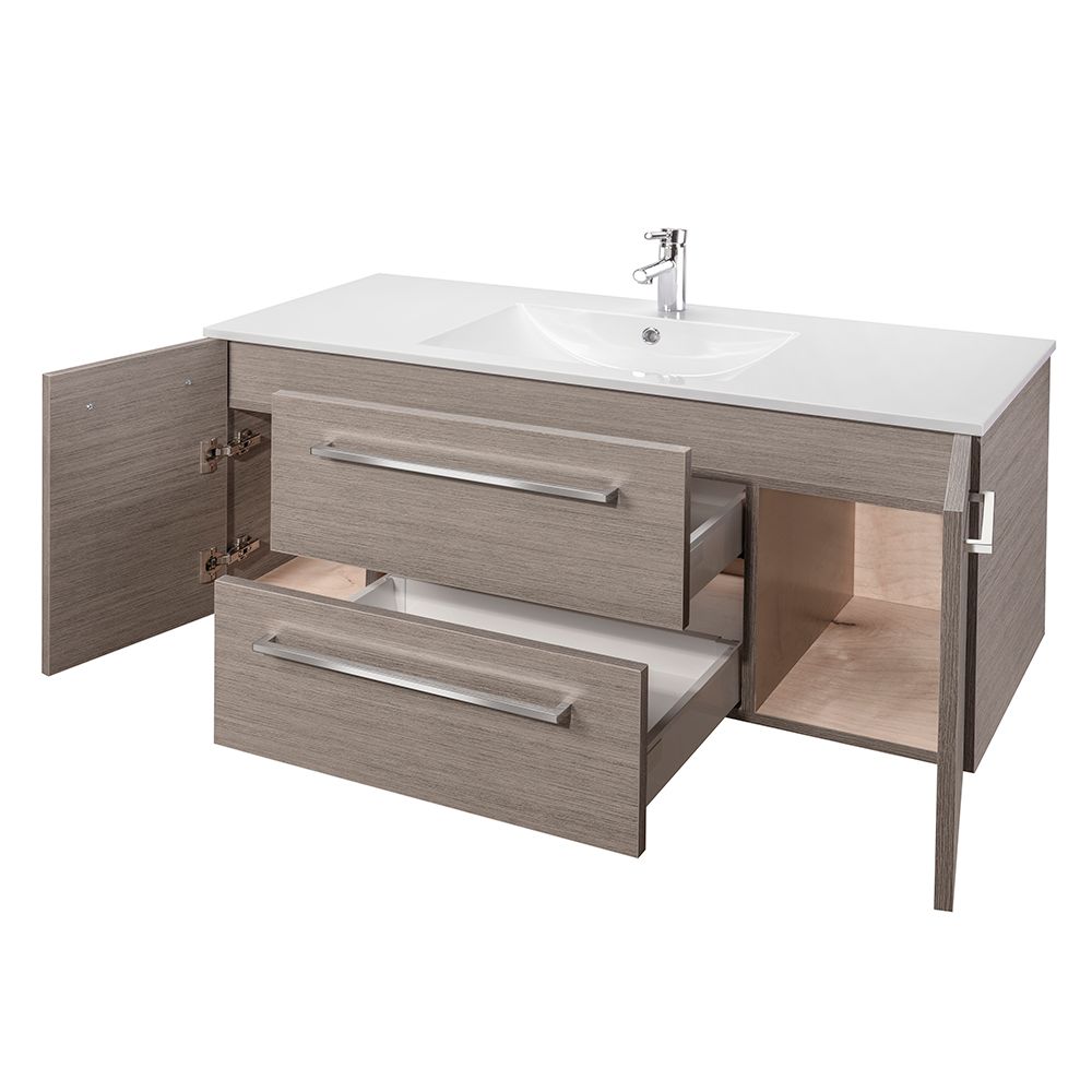 48" Floating WallHung Slate Vanity w/ top ABBY BATH