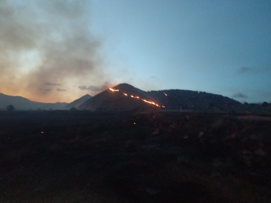 Utah Wildfires Volcano Fire near Snow Canyon State Park was started by