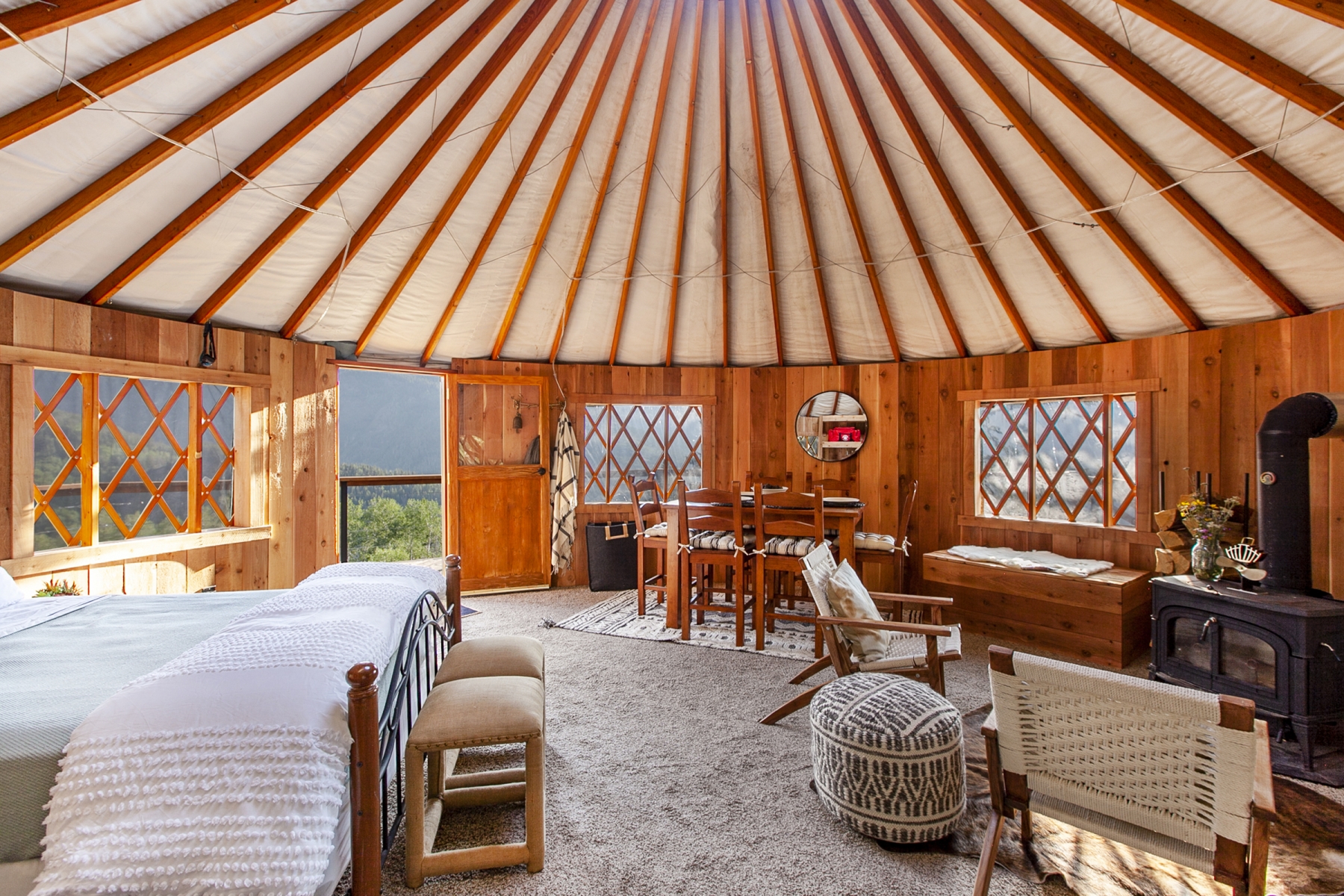 Need a place to unplug? Check out this Utah yurt ABC4 Utah