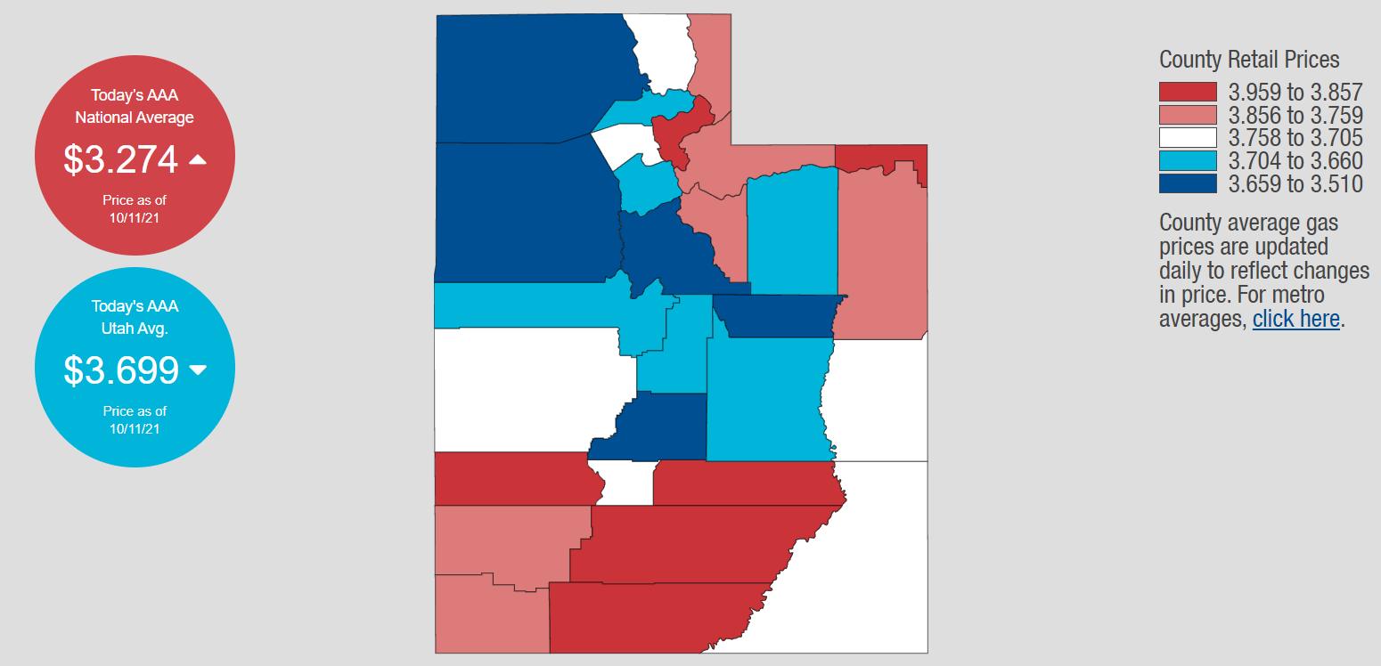 Utah among states with highest gas prices Here’s how your community ranks ABC4 Utah