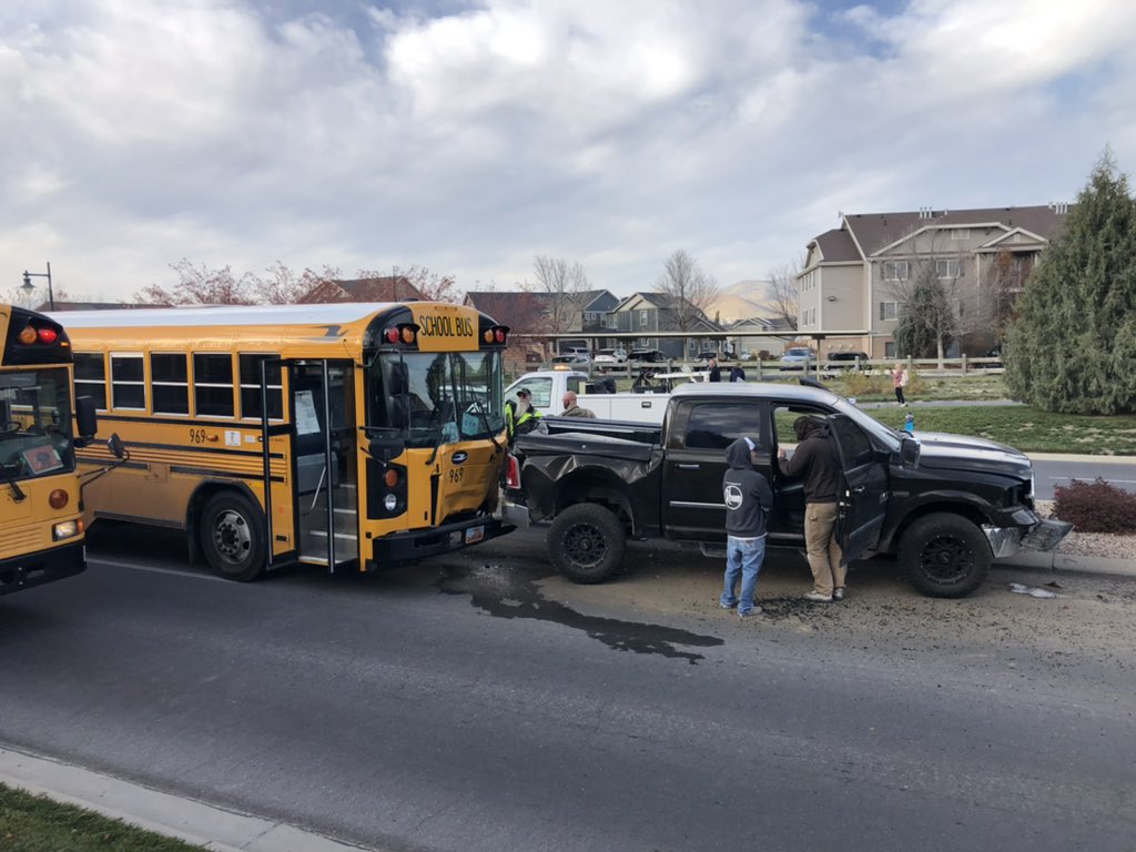 School bus involved in multivehicle crash in Eagle Mountain ABC4 Utah