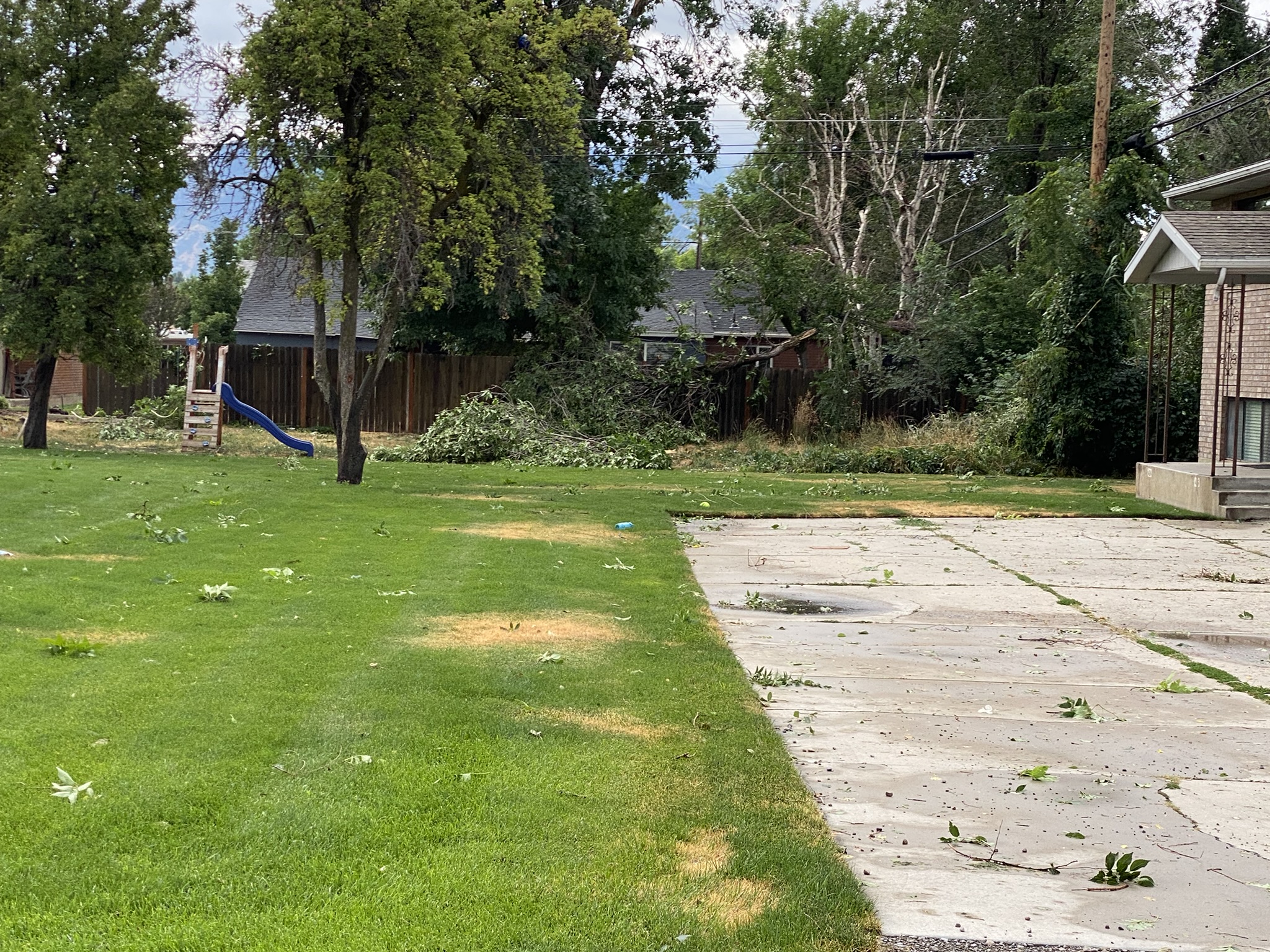 Springville Utah explosion during thunderstorm
