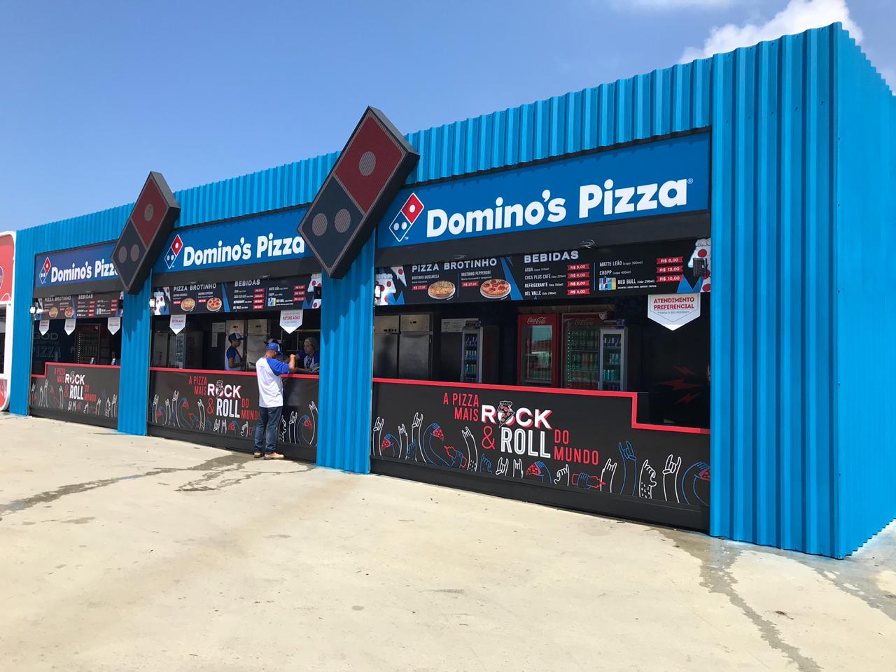 Domino's estará no Rock in Rio com estrutura ainda maior nesta edição