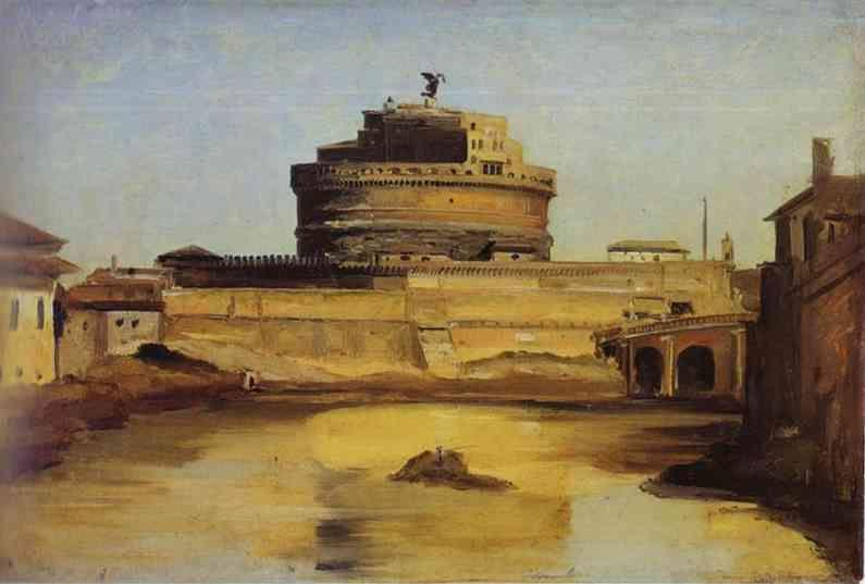 JeanBaptisteCamille Corot. Le Chateau SaintAnge.