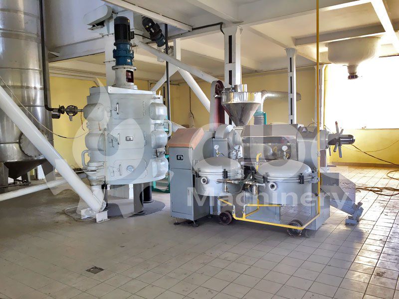 Sunflower Oil Processing Machine for 10TPD Pressing & 3TPD Refining Plant