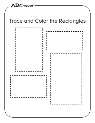 Rectangle Coloring Pages | ABCmouse
