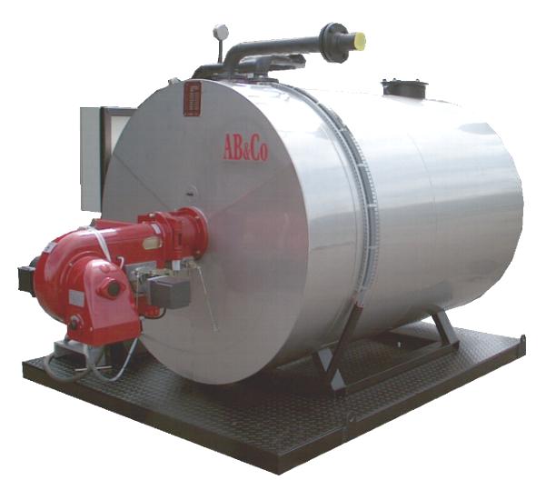 Hot Water Boiler in a Customised Industrial Design