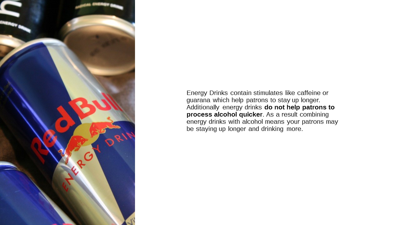 The Combination of Alcohol and Energy Drinks ABC Server Training
