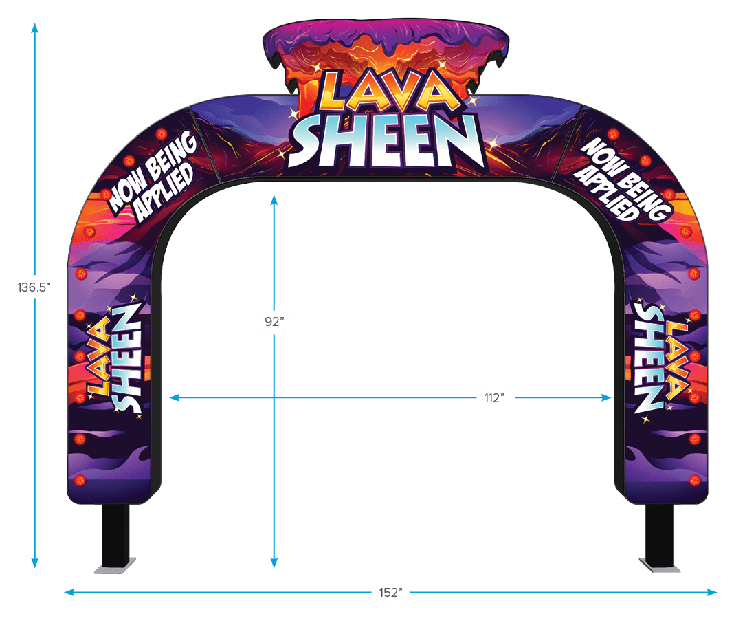 Application Arch Car Wash Equipment ABC Wash Systems