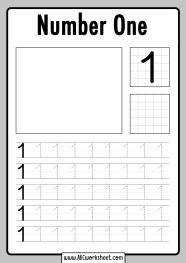 30 Free Number Tracing Worksheets