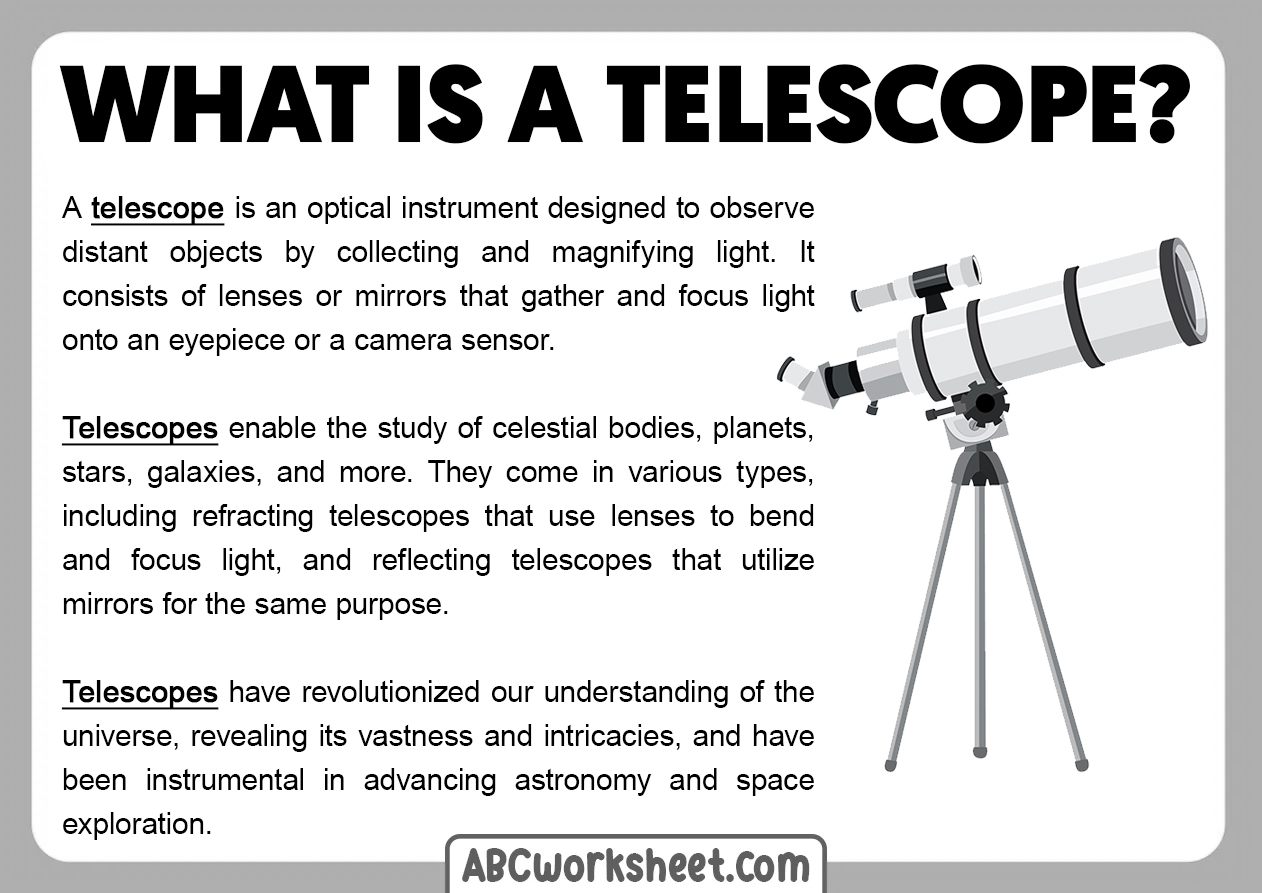 What is a Telescope Definition of Telescope