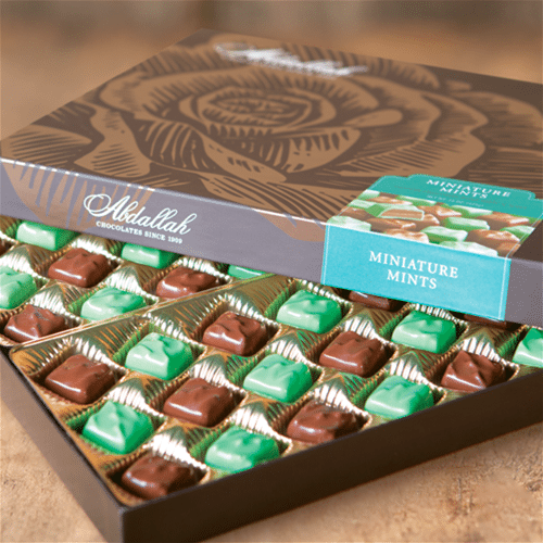 Miniature Mints by Abdallah Candies, MN's Premier Chocolatier