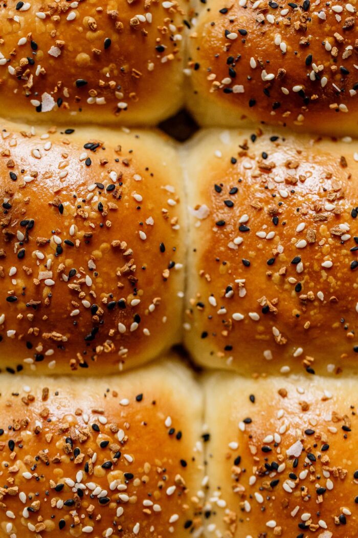 Everything Dinner Rolls [Overnight Dinner Roll Recipe] A Beautiful Plate