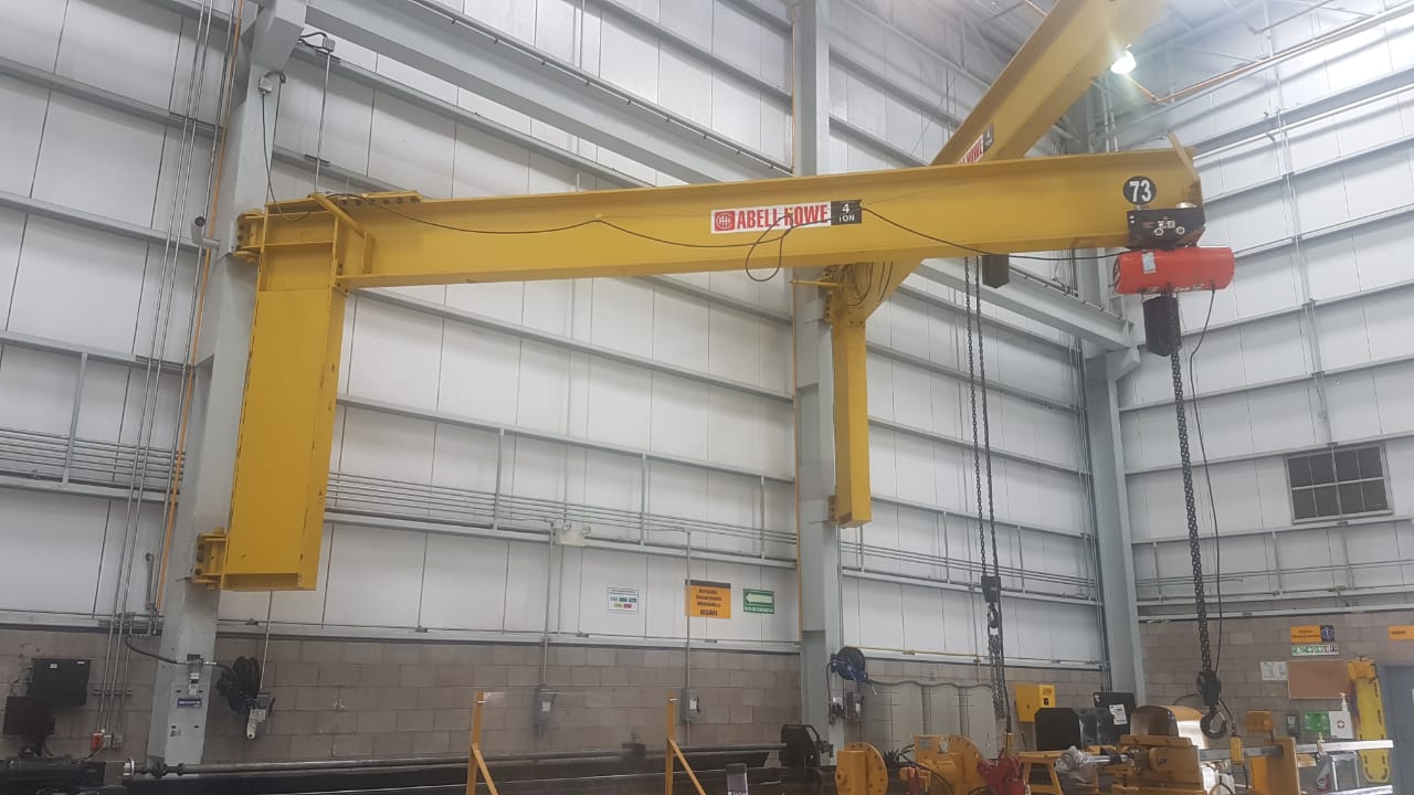 J906FC Full Cantilever Wall Mounted Jib Crane AbellHowe Jib Cranes
