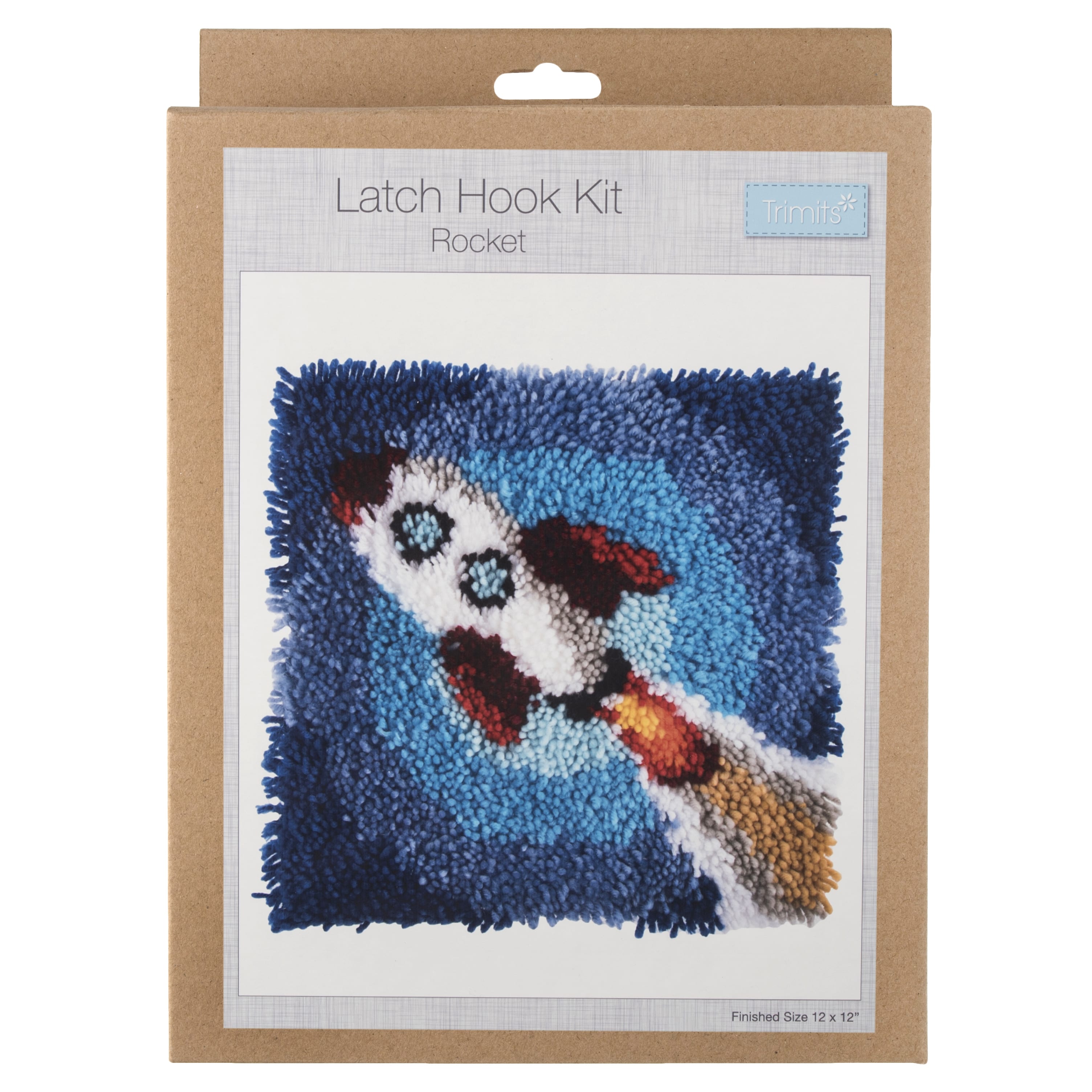 Trimits Latch Hook Kit Rocket Aberdashery