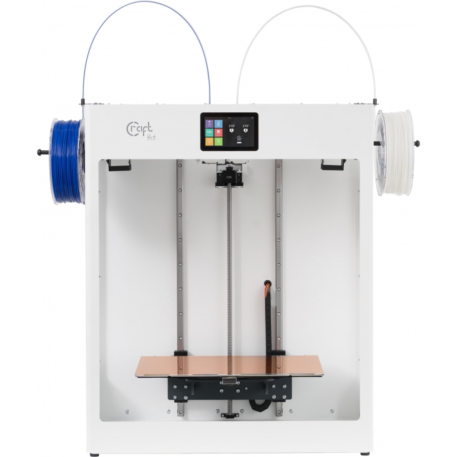 CraftBot Flow Idex XL 3D Printer (White)