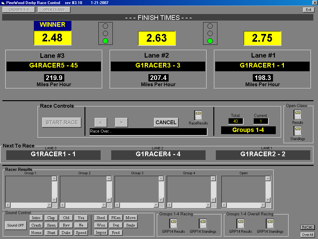 Pinewood Derby to the ABEtronics  Site!!!