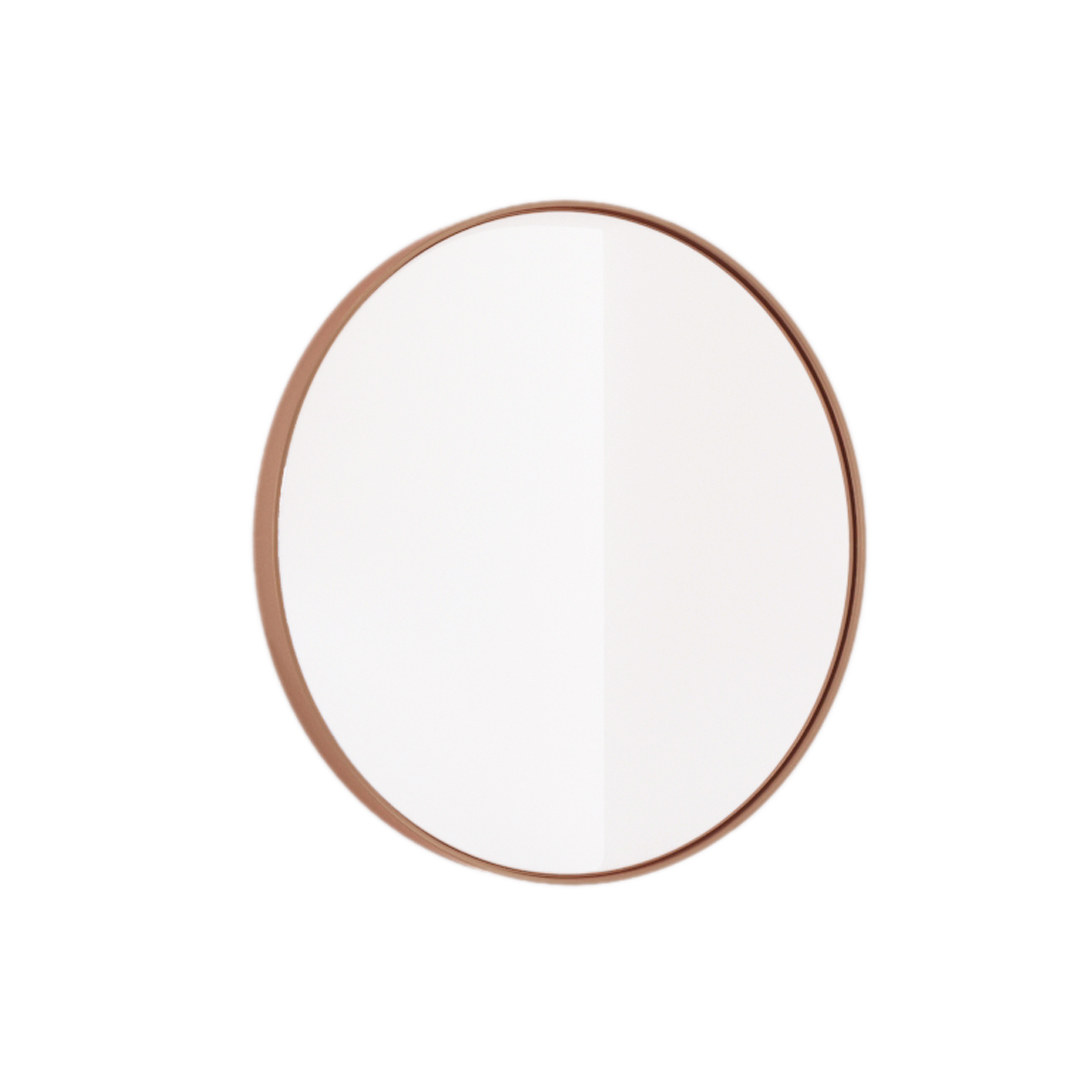 Lexi Handmade Mirror 600mm Brushed Copper ABI Bathrooms & Interiors