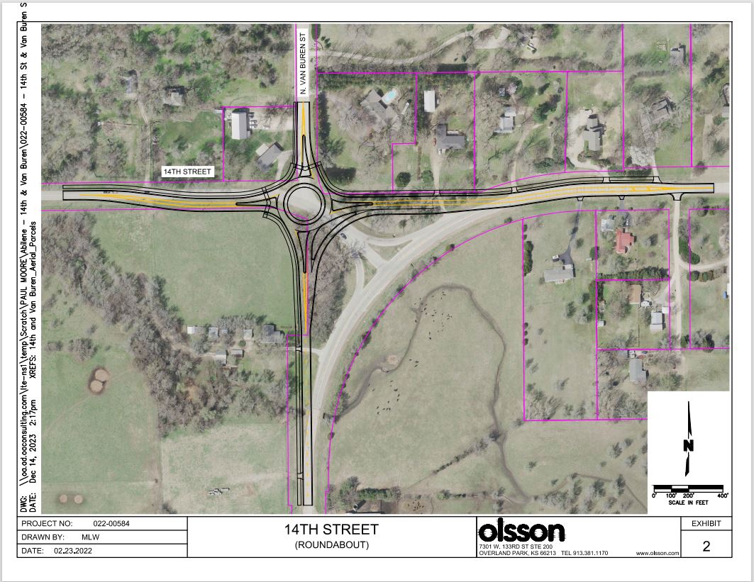 City of Abilene, Kansas Fall 2023 KDOT Cost Share Grant