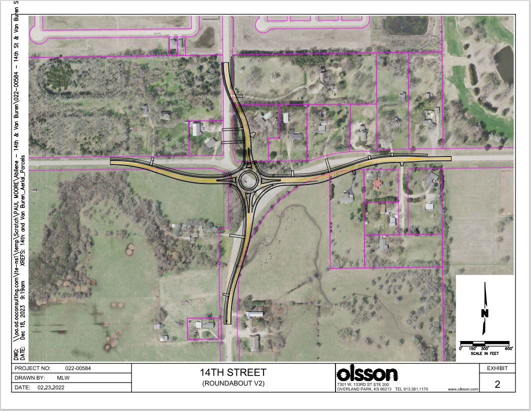 City of Abilene, Kansas Fall 2023 KDOT Cost Share Grant