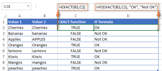Logical operators in Excel equal to, not equal to, greater than, less than