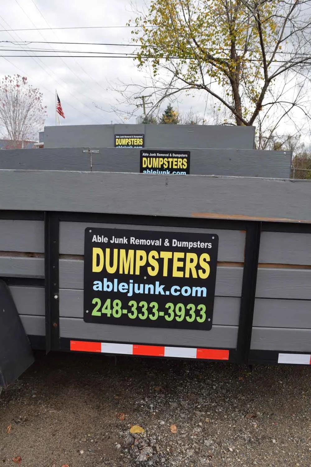 dump trailers Waterford, Mi. Able Junk Removal & Dumpsters