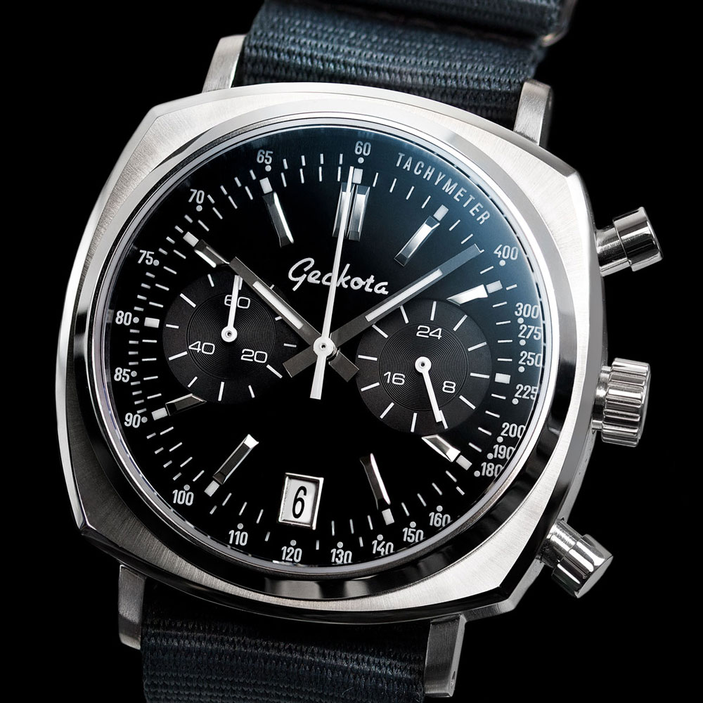 Geckota C1 Racing Chronograph Watch aBlogtoWatch