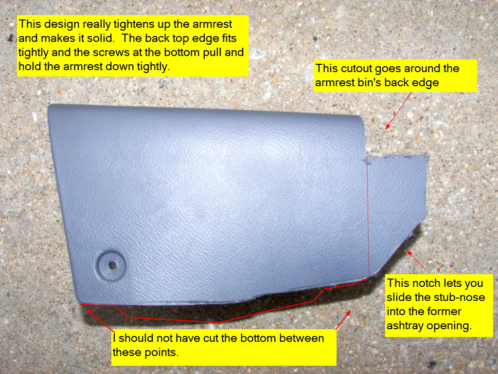 Pictorial Guide to Civic Armrest Install | Honda Insight Forum