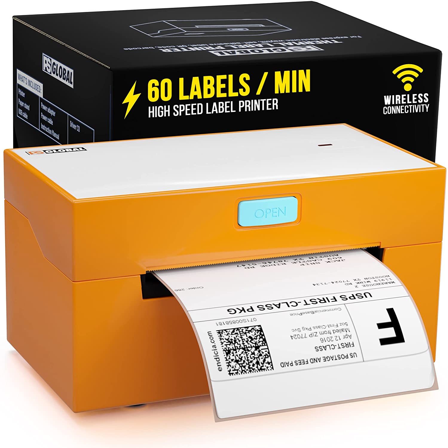 PSGLOBAL’s Thermal Label Printer Officially Launches On Amazon ABNewswire