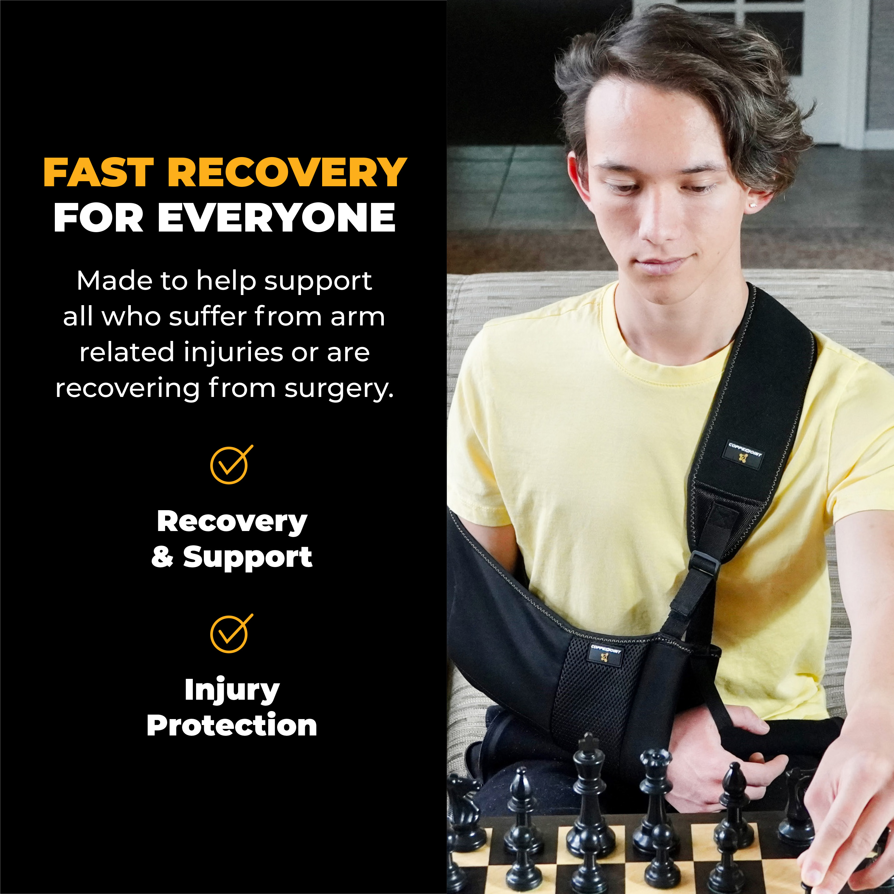 New Arm Sling For Wrist Injury Provides Great Arm Support For People