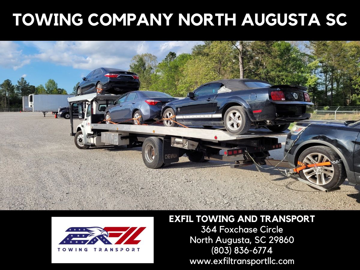 Exfil Towing and Transport, a North Augusta SC Towing Company, Offers a