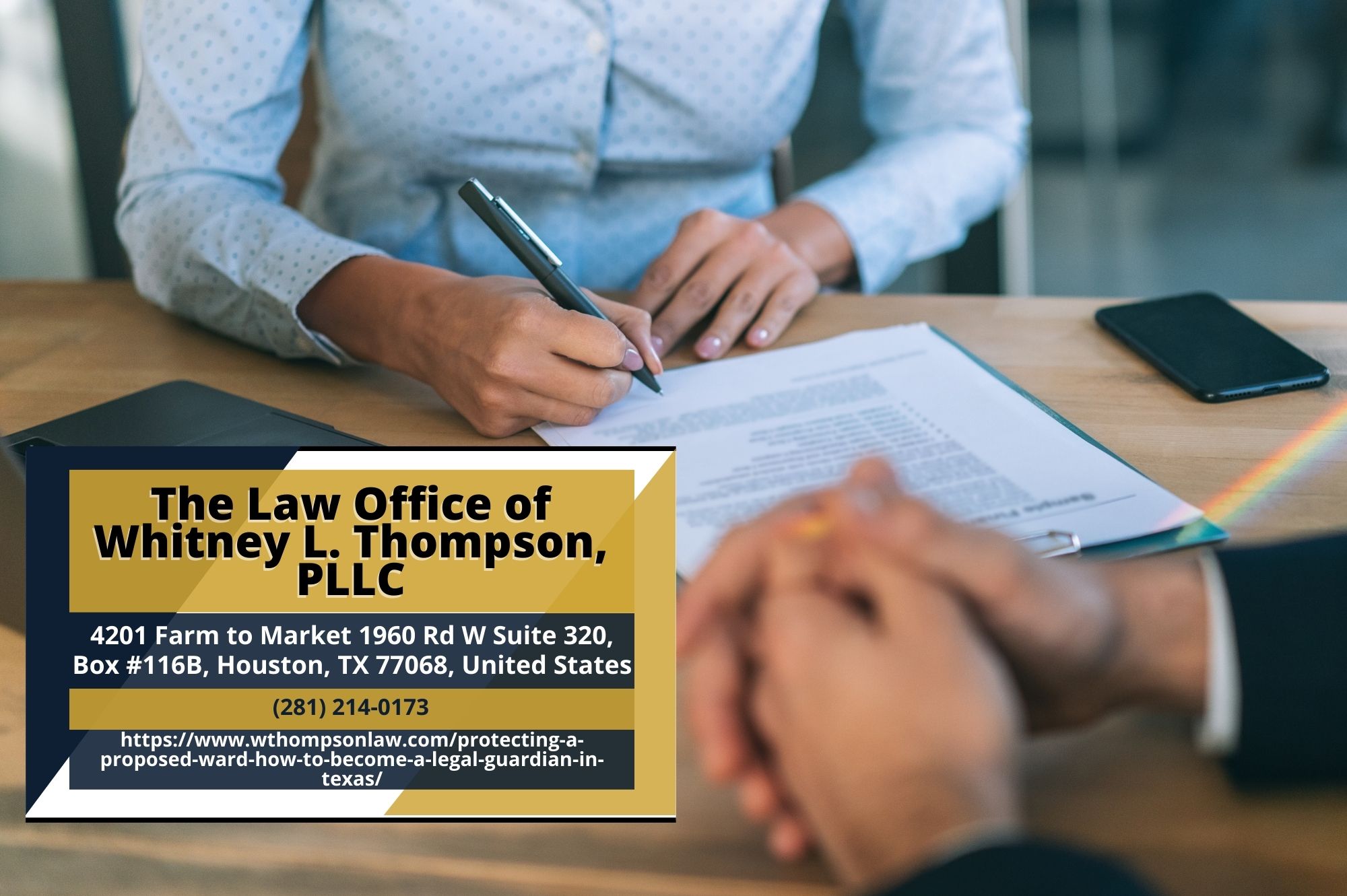 Houston Guardianship Attorney Whitney L. Thompson Unveils Comprehensive