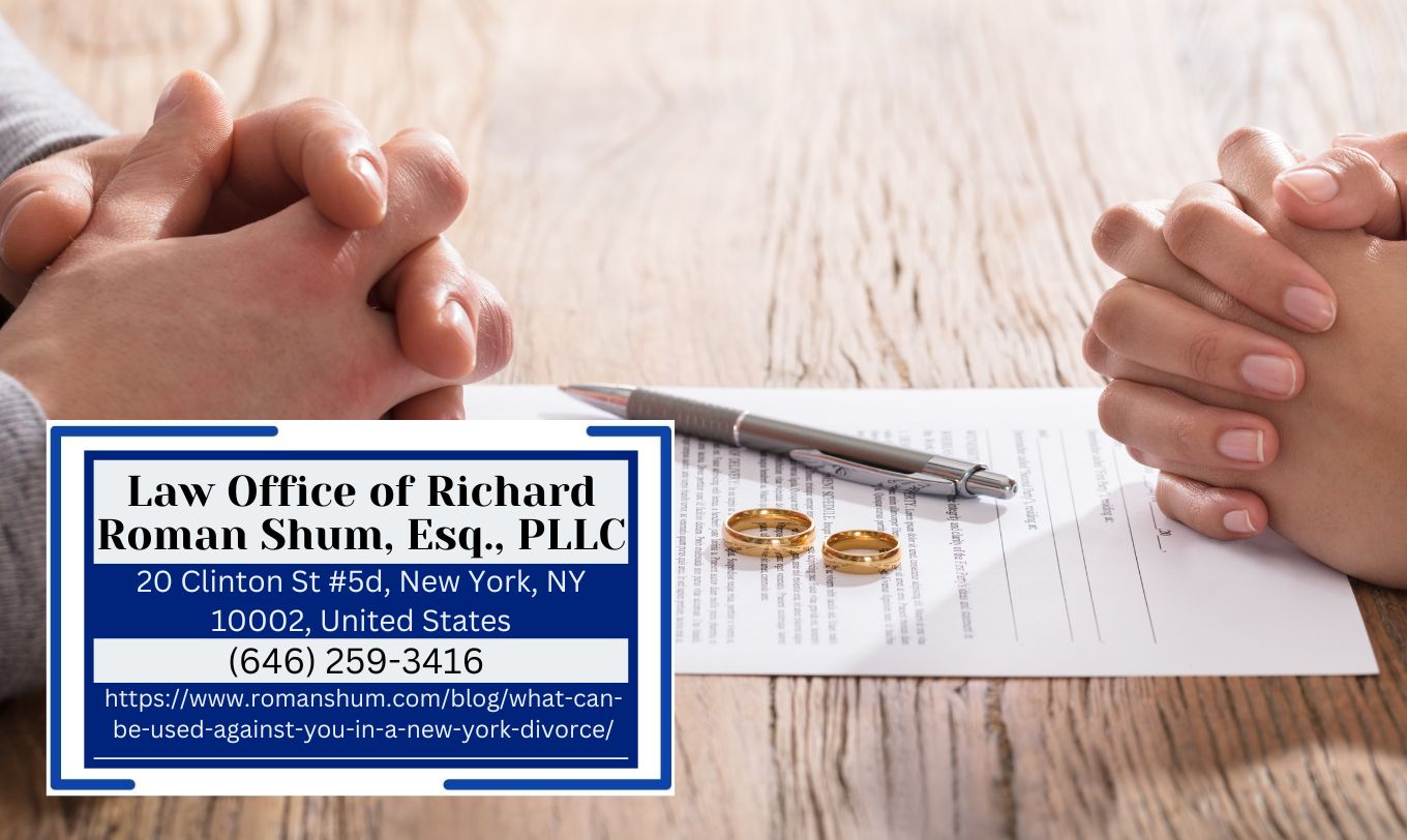New York Divorce Lawyer Richard Roman Shum Releases Crucial Article on